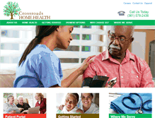 Tablet Screenshot of crossroadshomecaretx.com